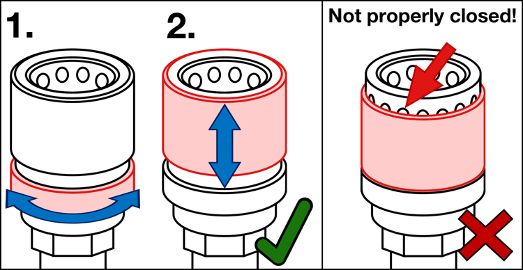 Glycol hoses connected troubleshooting guide
