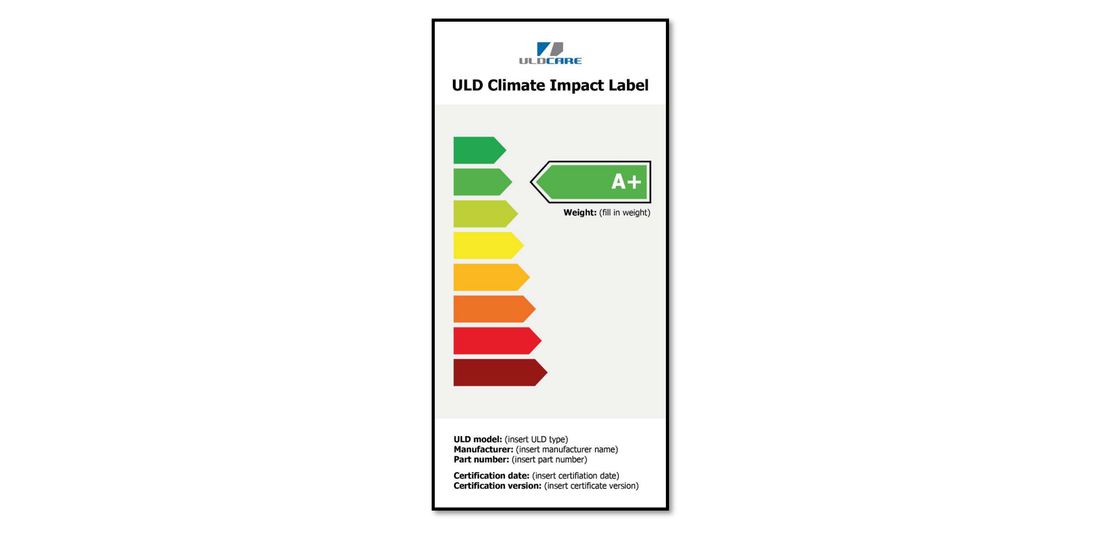 ULD Clime impact label_label 3